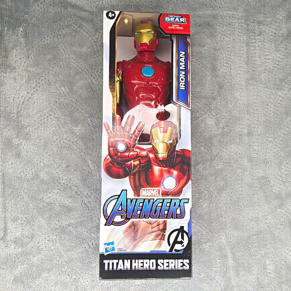 Hasbro Titan Hero Series Marvel Avengers Iron Man Action Figure Boxed
